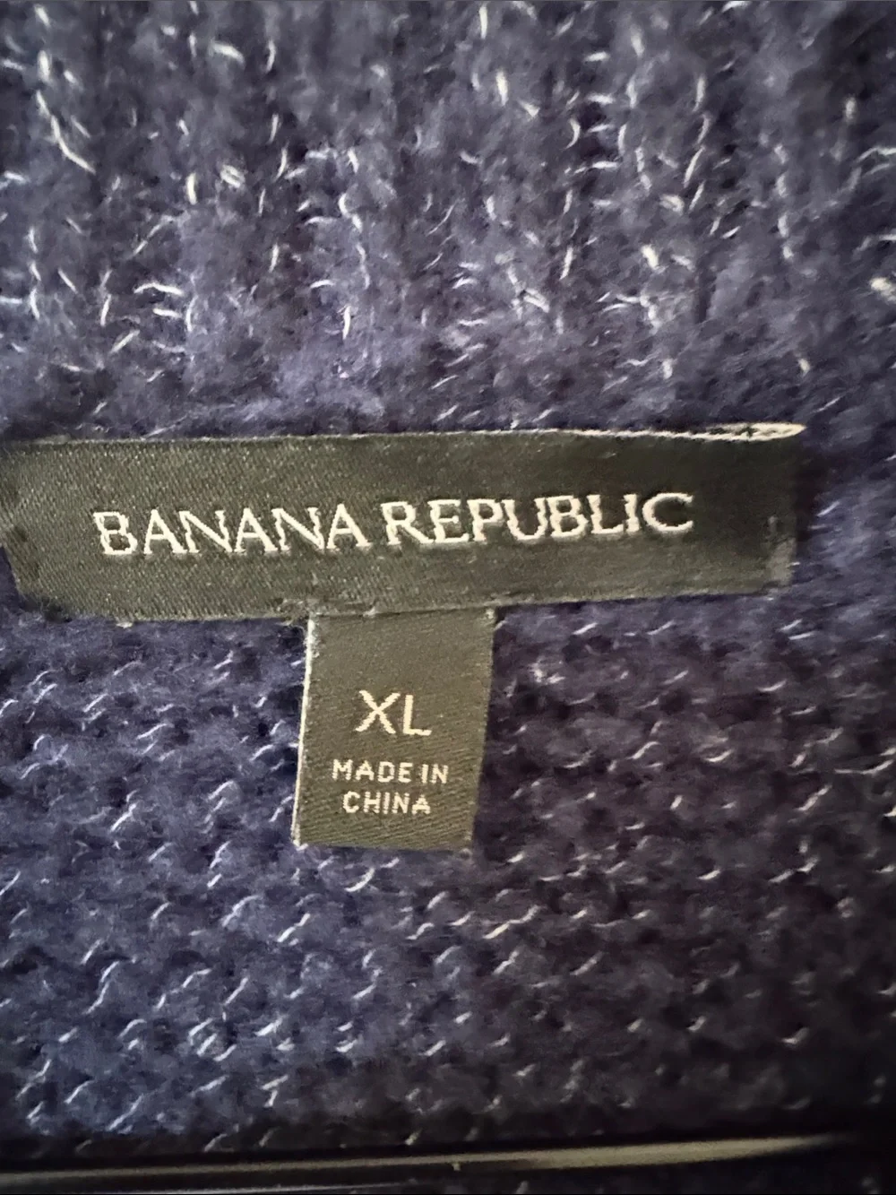Banana Republic Men's Shawl Collar Cardigan - blue.  Amazing! XL